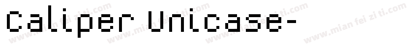 Caliper Unicase字体转换